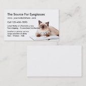 Online optische winkel visitekaartje (Voorkant / Achterkant)