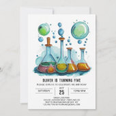 Online Potion Gear Wetenschapper Verjaardag Kaart (Voorkant)