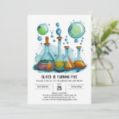 Online Potion Gear Wetenschapper Verjaardag Kaart (Staand voorkant)