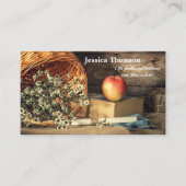 Online privé-leraar of vervangende leraar visitekaartje (Voorkant)