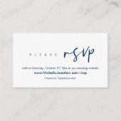 Online RSVP, Huwelijkswebsite, Wachtwoord, Modern  Informatiekaartje (Voorkant)