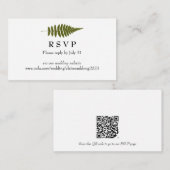 Online RSVP-kaart (Mini) Informatiekaartje (Voorkant / Achterkant)