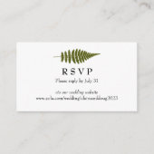 Online RSVP-kaart (Mini) Informatiekaartje (Voorkant)