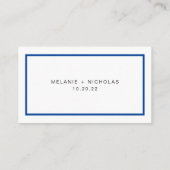 Online RSVP-kaart voor Lijst met bewerkbare kleure Informatiekaartje (Achterkant)