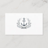 Online RSVP QR Code strand bruiloft website Visitekaartje (Achterkant)