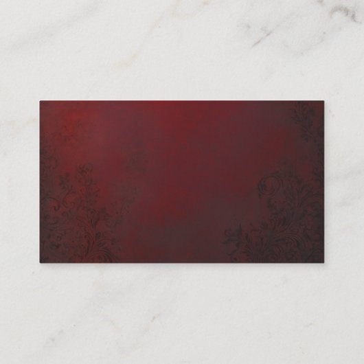 Online RSVP QR Code theatrale ornamentale bruiloft Visitekaartje (Achterkant)