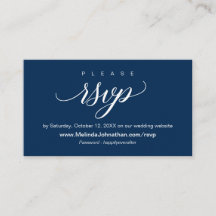 Online RSVP website reageren, bruiloft