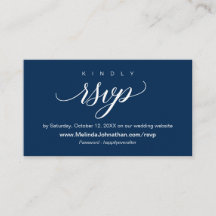 Online RSVP website reageren, bruiloft