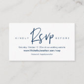 Online RSVP, Wedding website, Password, Reminder E Informatiekaartje (Voorkant)