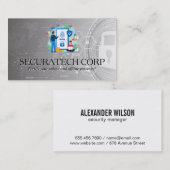 Online Security | Modern Tech Visitekaartje (Voorkant / Achterkant)