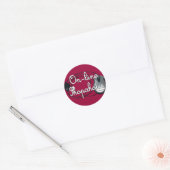 Online-shopatholic Ronde Sticker (Envelop)