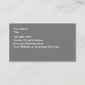 Online Sjabloon voor medische visitekaartjes (Achterkant)