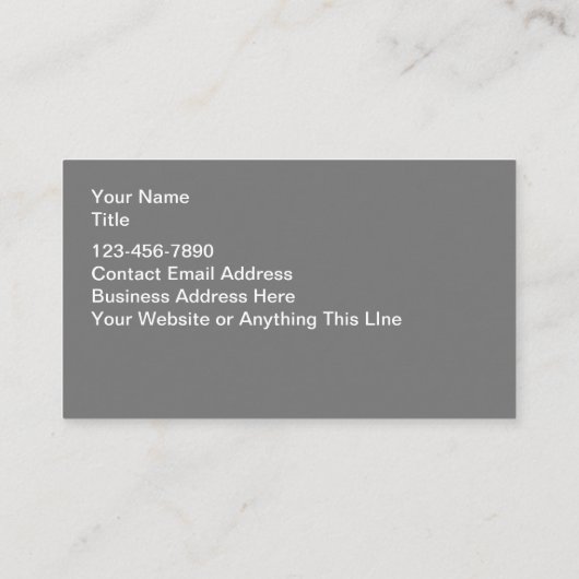 Online Sjabloon voor medische visitekaartjes (Achterkant)