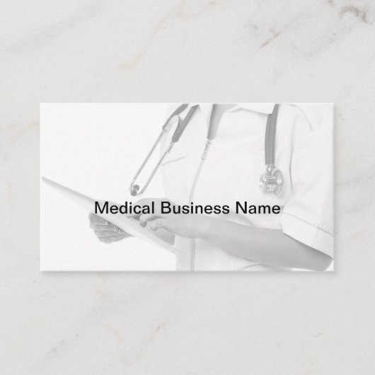 Online Sjabloon voor medische visitekaartjes (Voorkant)