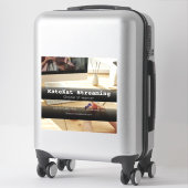 Online Steamer-bedrijf: reclameactiviteiten Sticker (Koffer)
