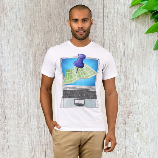 Online Street Map Mannen T-Shirt