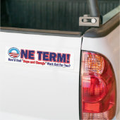 Online termijn - Hoe heeft die hoop en verandering Bumpersticker (Op Truck)