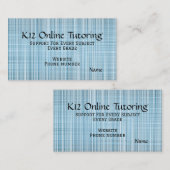 “Online Turoring” Business Card Visitekaartje (Voorkant / Achterkant)