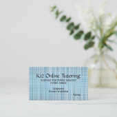 “Online Turoring” Business Card Visitekaartje (Staand voorkant)