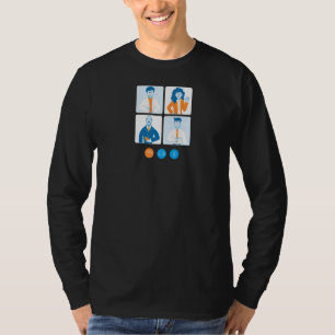 Online vergaderingen t-shirt