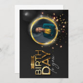 Online verjaardagskaart kaart (Voorkant / Achterkant)