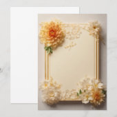 Online Verkoop voor Uitstekende Elegante Uitnodigi Kaart (Voorkant / Achterkant)