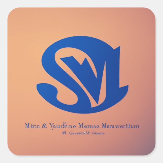 "Online verkoopspecialist" Vierkante Sticker (Voorkant)