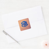 "Online verkoopspecialist" Vierkante Sticker (Envelop)