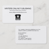 Online Visitekaartjes voor het publiceren (Voorkant / Achterkant)