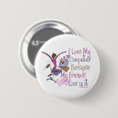 Online vrienden Buttonnen Ronde Button 5,7 Cm (Voorkant /achterkant)