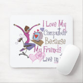 Online vrienden Muismatten (Met muis)