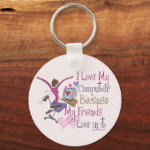 Online vrienden sleutelhanger (Achterkant)