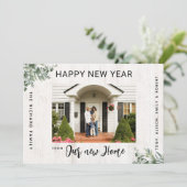 Online We hebben verhuisd naar New Year Moving aan Aankondiging (Staand voorkant)