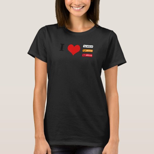 Online winkelen   t-shirt (Voorkant)