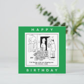 Online winkelen voor de Cartoon van bier Kaart (Staand voorkant)