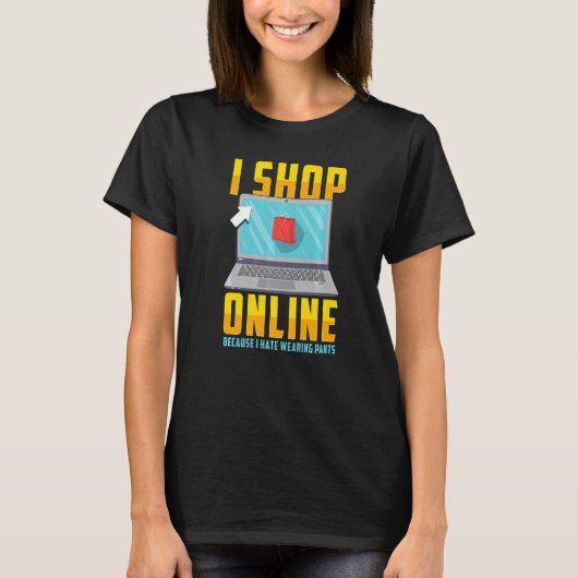 Online winkelprijsopgave die ik online koop omdat t-shirt (Voorkant)
