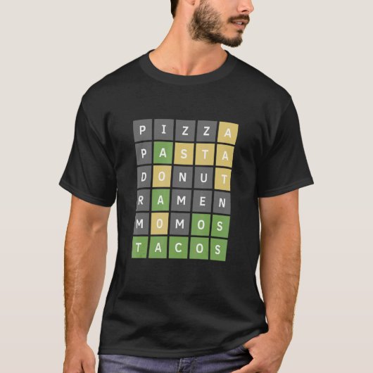 Online Word Game T-shirt (Voorkant)