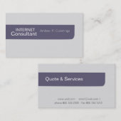 Onlineklanten voor moderne Unisex Visitekaartje (Voorkant / Achterkant)