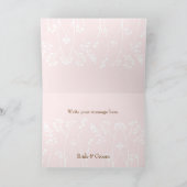 Onloverds (Roze) Dank je wel Bedankkaart (Binnen)