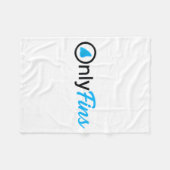 Only Adise Fins Funny B Salmon And Steelhead Fishi Fleece Deken (Voorkant (Horizontaal))