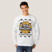 Only Ballers: The Pixel Sport Long Sleeve Tee T-shirt (Voorkant volledig)