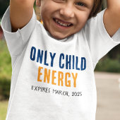 Only Child Energy Zwangerschapsaankondiging Grap Kinder Shirts