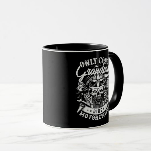 Only Coll Grandpas Ride Motorcycles Mug Mok (Voorkant rechts)