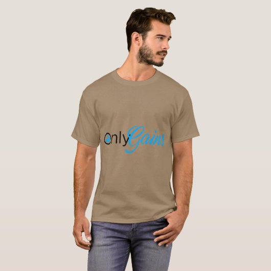 Only gains friends t-shirt (Voorkant volledig)