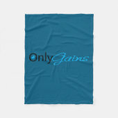 Only Gains _ Funny Gym Motivation  Fleece Deken (Voorkant)