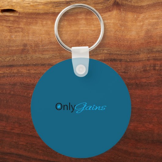 Only Gains _ Funny Gym Motivation  Sleutelhanger (Voorkant)