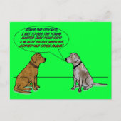 Only Get To See The Young Master, Unless. Briefkaart (Voorkant)