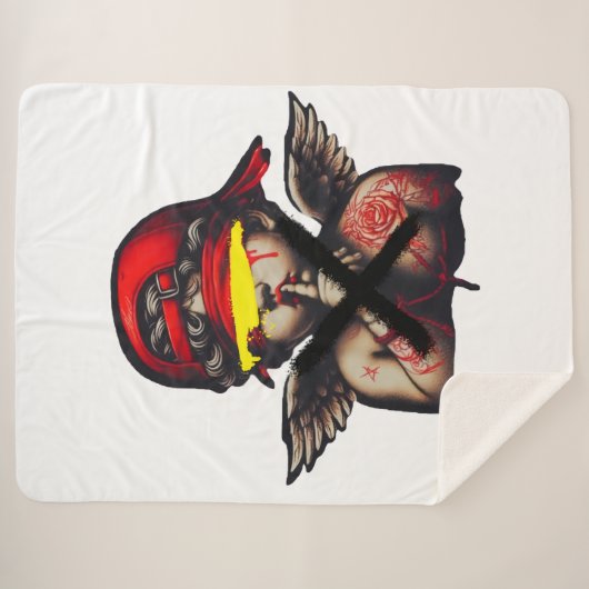 ONLY GOD CAN JUDGE ME SHERPA DEKEN (Voorkant (horizontaal))