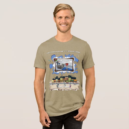 Only in a Jam | Office Humor Tri-Blend Shirt (Voorkant volledig)