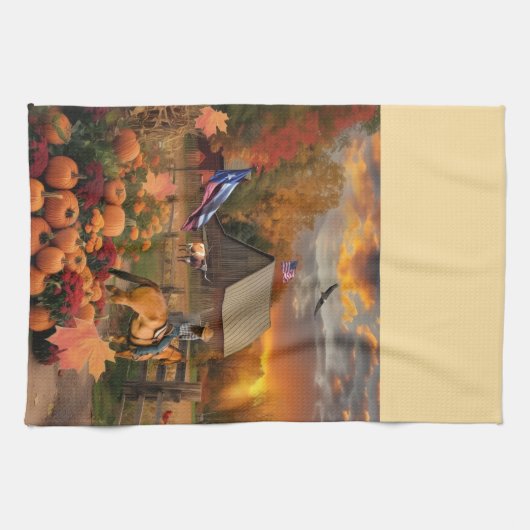 Only in America  Theedoek (Horizontaal)